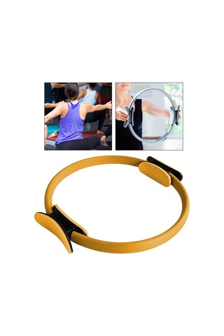 Suntek Pilates Ring Tonlama Uyluk Bacaklar Direnç Yoga Sarı Sarı