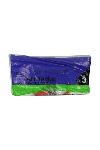Armaplus Takviyeli Çanta Poşet Desen Renk 30x45 50 Adet No:3