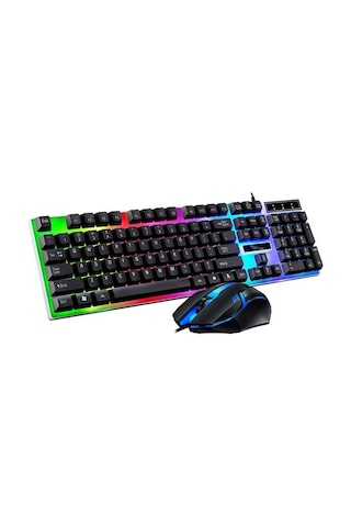 Ally G21b Led Işıklı Oyuncu Klavye Mouse Seti