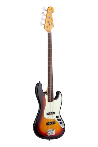 Sx Sjb62 Perdesiz Bas Gitar 3 Tone Sunburst