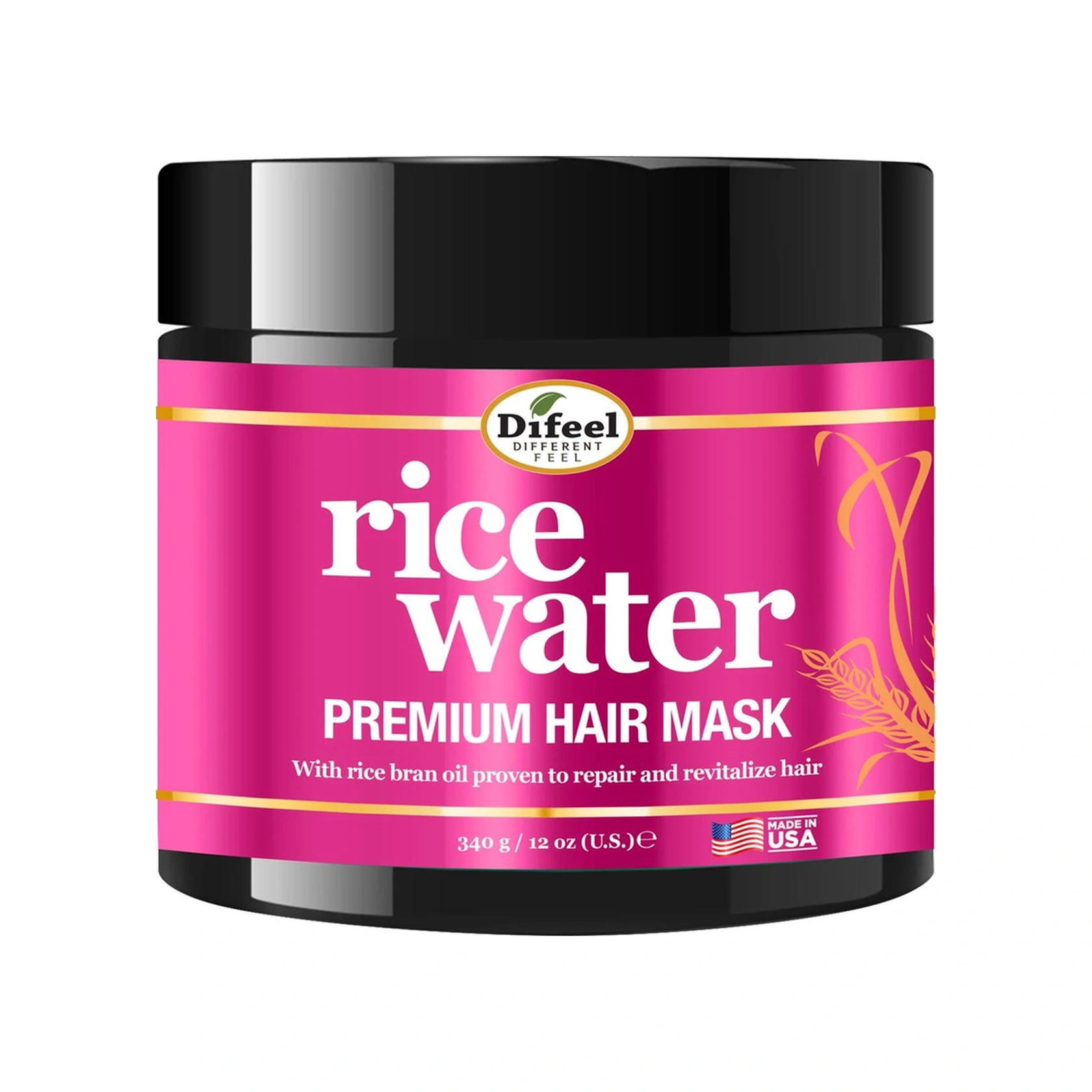 Difeel Rice Water Onarıcı Saç Maskesi 340gr