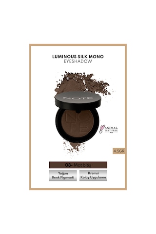 Luminous Silk Eyeshadow Tekli Göz Farı – 08 Kahverengi