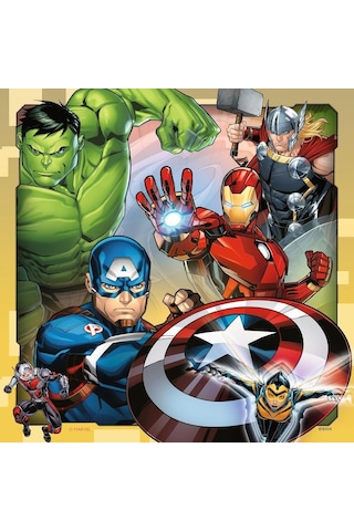 Ravensburger 3x49 Parça Puzzle Avengers 080403