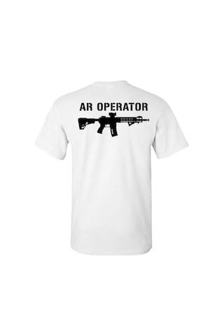 Alfa Giyim Ar Operatör Baskılı Tişört Beyaz Alfa Giyim Ar Operatör Baskılı Tişört Beyaz