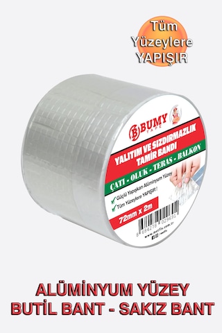 Yalıtım Ve Sızdırmazlık Tamir Bandı 72mm X 2mt