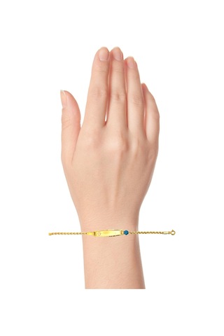 Cigold Taşlı Çocuk Bileklik 14 Ayar Altın 1.90 Gr Oa-c11303029269 Renkli Çok Renkli