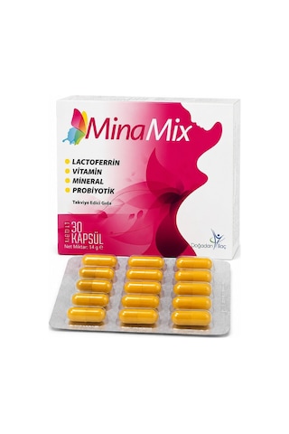 Lactoferrin Vitamin Mineral Probiyotik İçeren Takviye Edici Gıda