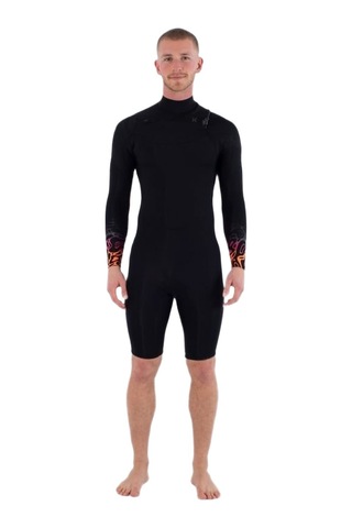 Hurley Hurley Air 22 Mm Bubble Ls Springsuit Erkek Siyah Fullsuit 2211
