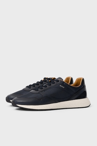 Boss Logolu Sneaker Ayakkabı Erkek Ayakkabı 50568757 401 Lacivert