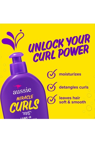 Aussie Miracle Curls Dolaşık Saç Açıcı Durulanmayan Saç Bakım Sütü 200ml