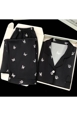 Kadın Buz İpek Pijama-2504 Diğer