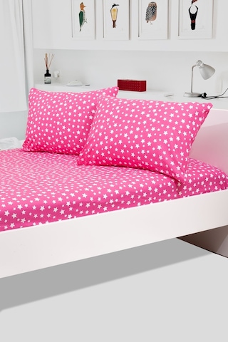 Ranforce Büyük Boy Lastikli Çarşaf Ve Yastık Kılıfı 180x200