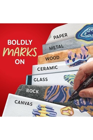 Sharpıe Yaratıcı Marker Akrilik Boya Kalemleri Toprak Tonları Su Bazlı Boya Kalemleri Kan Dolaşımı Yok Çoğu Yüzey Üzerine Yazar Küre Uçlu Çeşitli Renkler 5'li Paket 103 Ivory