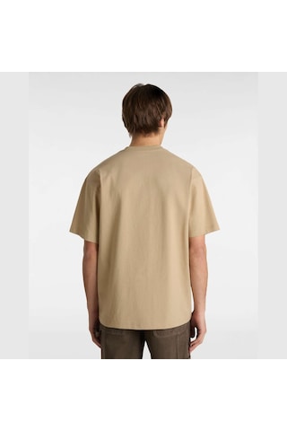 Vans Left Chest Iı Loose Ss Erkek Tişört Vn000p1p4mg1 Vn000p1p4mg1 Bej Bej