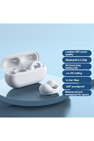 Novahub Kablosuz Kemik İletimli Aır51 Kulaklık - Hafif Tasarım, Spor Ve Müzik İçin, Bt 5.3, 36 Saat Çalma