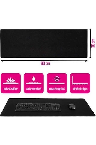 Gaming Oyuncu Mouse Pad 90x30cm - Büyük Boy Xxl Kaymaz Taban Mousepad