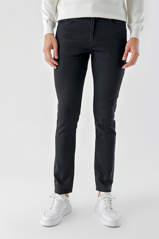 Erkek Siyah Mevsimlik Pamuk 5 Cep Slim Fit Jean Pantolon 25ms003008001 Siyah Siyah