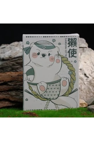 Room One Samurai Otter Mizu Edition Standard Blue Premium Oyun Kağıdı İskambil Kartları Destesi
