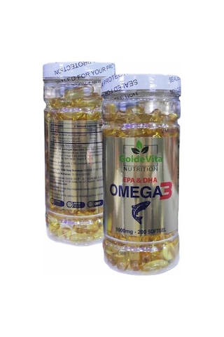 Goldevita  Omega 3 Balık Yağı 200 Yumuşak Softgel