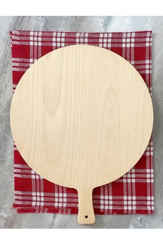 60 Cm Ahşap Bazlama Kesme Tahtası Hamur Açma Tahtası 60cm-bazlama