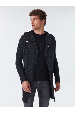 Loose Fit Erkek Hırka Gri