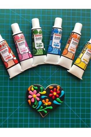 Şeker Sugar Hazır Glazür Yeşil 40 G