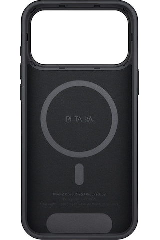 Apple Uyumlu iPhone 17 Pro Kılıf M-safe Şarjlı Aramid Fiber Pitaka Military-grade Classic Seri Kapak Siyah Siyah