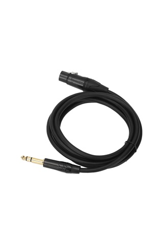 Yaleker Jorındo Xlr Dişi İle 6.35mm Trs Erkek Dengeli Kablosu - 22awg Oksijenli Kupfer, Ses Kalitesi Ve Iletim Gücü İçin Stüdyo/live Performans, 1 Metre Jd6001