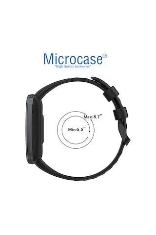 Microcase KY50 Xiaomi Mi Band 7 Pro için Delikli Silikon Kordon Kayış