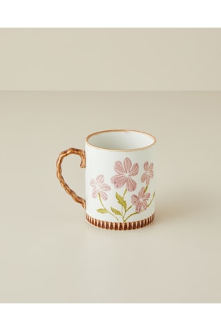 English Home Livy Stoneware Kupa 470 Ml Pembe