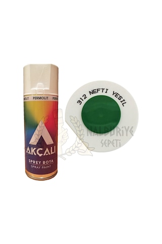 Akçalı Nefti Yeşil Sprey Boya 400 ML - Ral6002 - 312