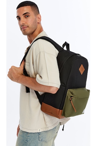 Free Camp Freecamp Daypack Limited Sırt Çantası-siyah-haki Siyah - Yeşil