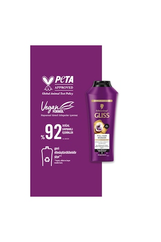 Full Hair Wonder Kafein & Peptit Saç Dökülme Karşıtı Şampuan 400 Ml X6 Adet