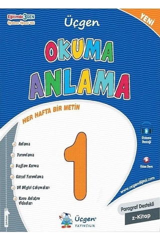 Üçgen 1.sınıf 2.dönem Problemlerle Matematik-okuma Anlama-8 Li Hikaye Seti