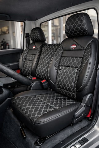 Kia Bongo Koltuk Kılıfı 2+1 Jakar Kumaşlı Ortopedik Renk-Füme Siyah