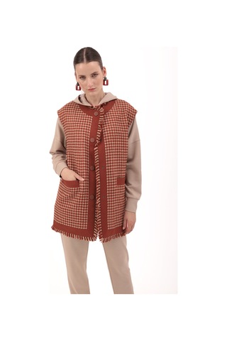 Aker 23aw09039111 Küçük Beden Yelek 23aw09039111 071 Kiremit Kiremit