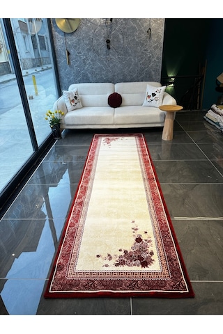 Rodın Halı Salon, Oturma, Yatak Odası Halısı Desen Kodu 00v04-010 Krem-bordo