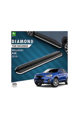 S-dizayn Mitsubishi Asx Diamond Krom Yan Basamak 183 Cm 2010 Üzeri
