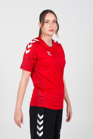 Hummel Line Kamp Tişört Kırmızı