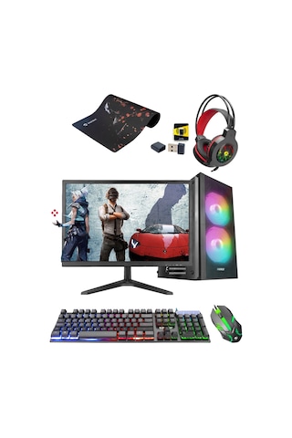 Ramtech Eco Gaming V20 Xeon X5650 32 GB 480 GB SSD+500 GB HDD 4 GB GT740 23.8" Dos Masaüstü Bilgisayar