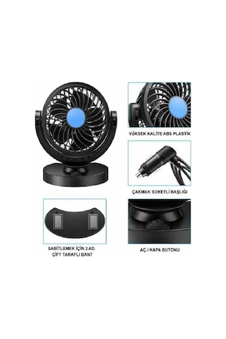 Araç Içi Soğutucu Vantilatör Çakmaklık Girişli Soğutucu Fan (500041304)