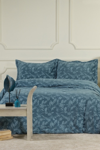 Elart Stella Comfort Uyku Seti Yatak Örtüsü Çift Kişilik 3 Parça 220x240 Cm Mavi Mavi