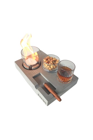 Elza Biyoetanol Masaüstü Şömine - 1 Lt Copart Yakıt Hediye