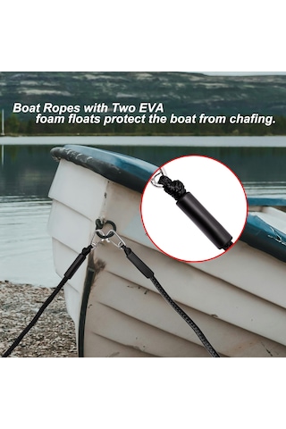 Esnek Tekne Bağlama Halatları - 2 Adet 90 Cm Kancalı Elastik Kayış 816 Kg Kopma Dayanımı , Atv, Tekne Ve Pikap İçin Karabinalı Bağlama Kayışı Seti