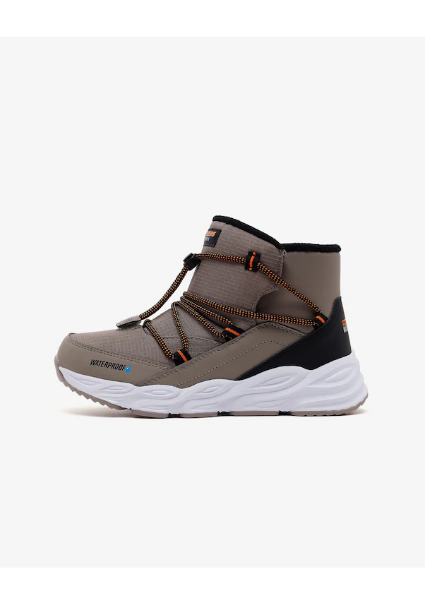 Skechers Turbo Tread-storm Glider Çocuk Bot 406385l-tpbk Bej