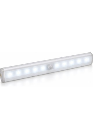 Pır Hareket Sensörlü 10 Led Dolap İçi Aydınlatma Lambası Kablosuz Beyaz Işık 19 Cm
