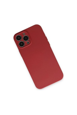 Durukar Apple Uyumlu iPhone 13 Pro Kılıf Nano İçi Kadife Silikon - Kiremit