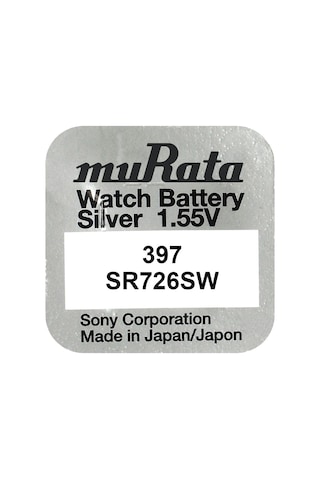 Murata 397 SR726SW Saat Pili 10'lu