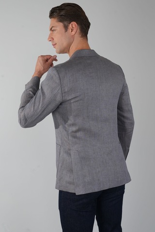 Bisse Erkek Regular Fit Yün Ceket Mavi Pck25y25002 D35 Mavi