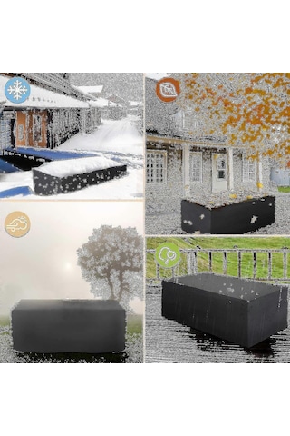 75 Boyut Su Geçirmez Dış Mekan Veranda Bahçe Mobilyası Kılıfları Yağmur Kar Sandalye Kılıfları Gx20241205242 180 135 90cm Diğer